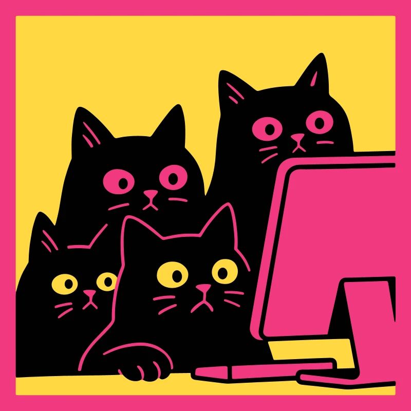 Cats watching Catcontent