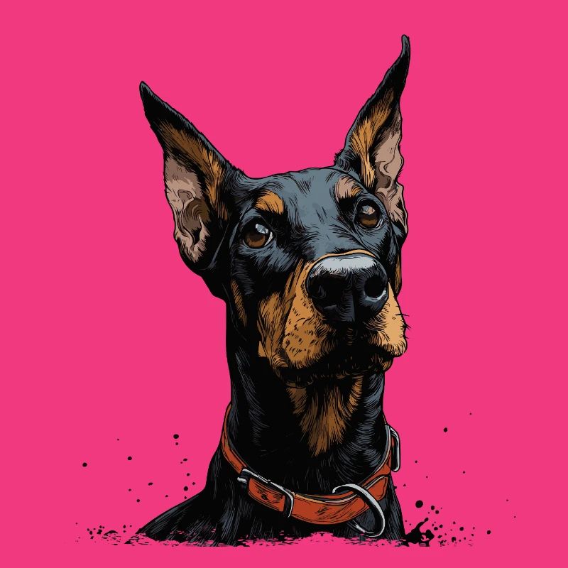 Cooler Dobermann