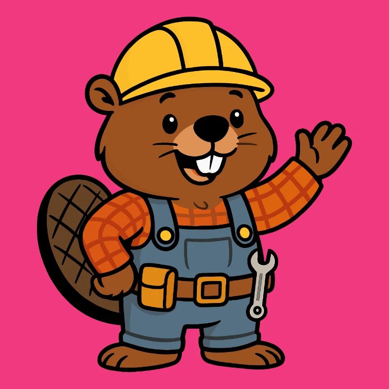 Beaver Construction Worker Bob Helm Hello Planbuilder