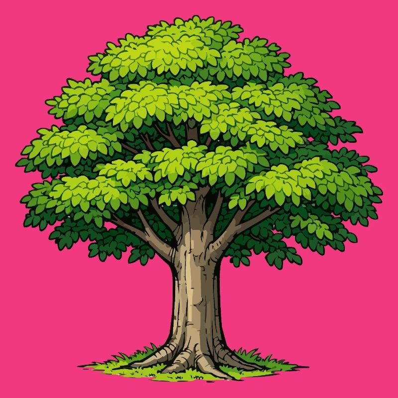 Baum mit üppigem Laub