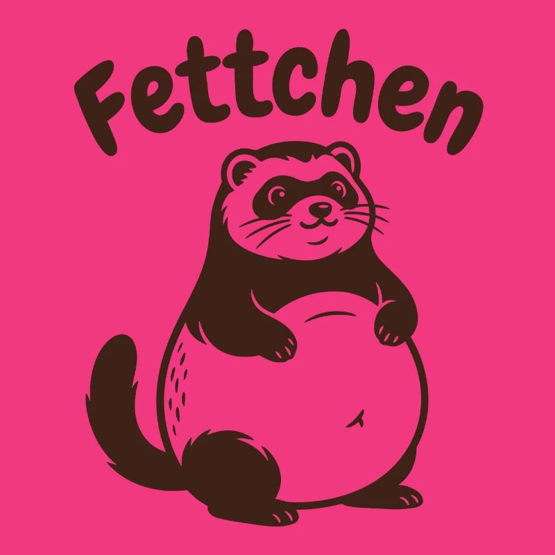 Frettchen - Fettchen mit dicken Bauch