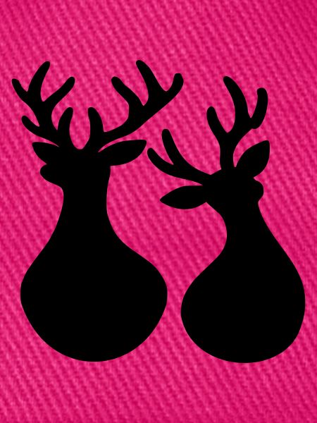 Weihnachten Rentiere minimalistisch