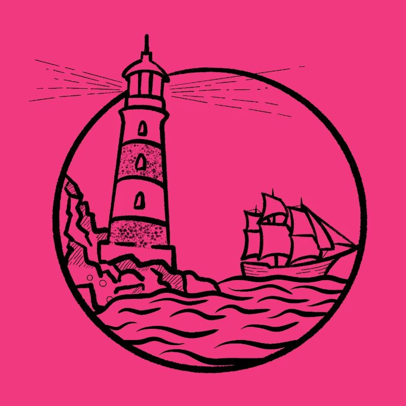 Leuchtturm Schiff