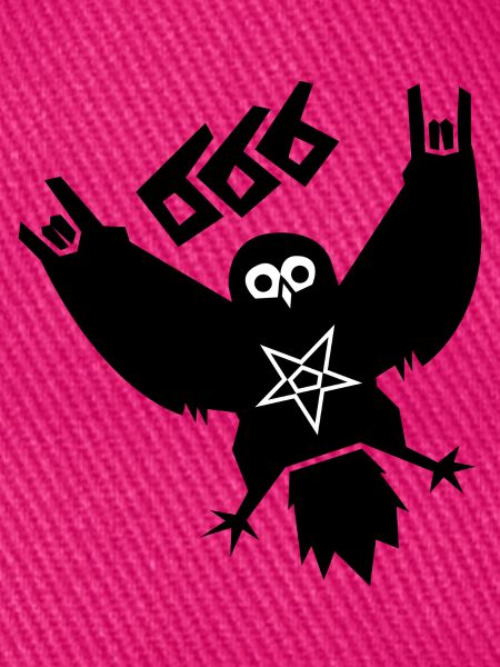 Black Metal Eule