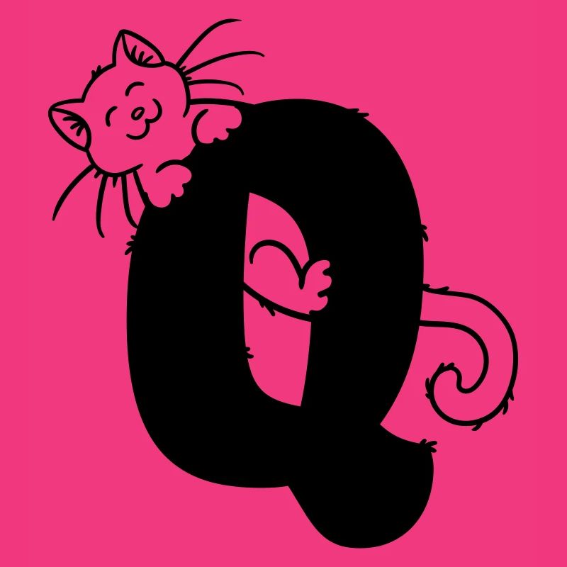 Katze Buchstabe Q