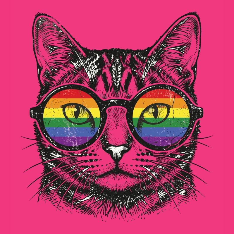 LGBT-Pride-Monat – Regenbogenkatze