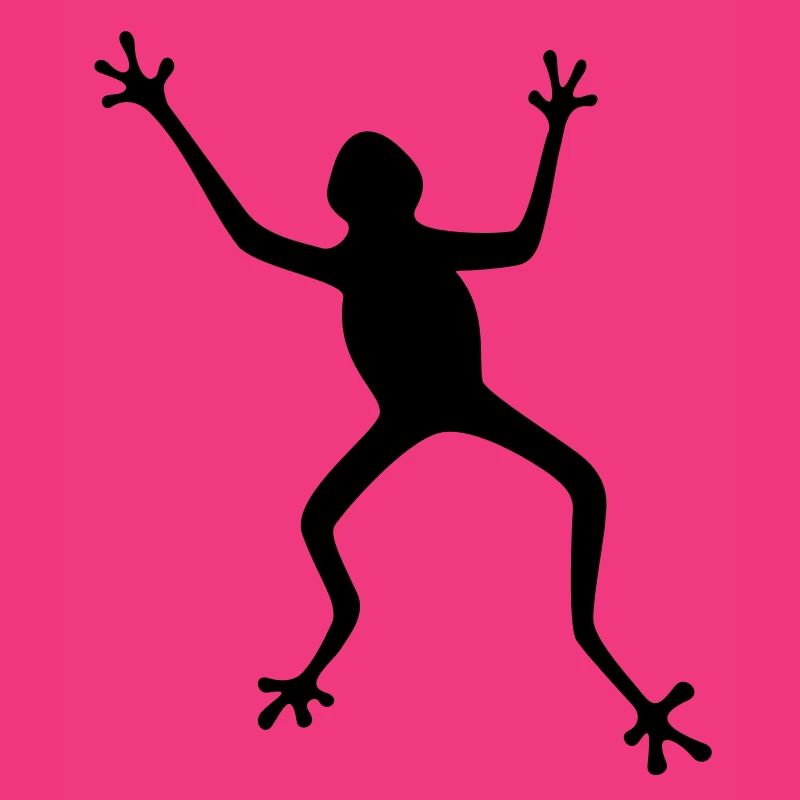 Frosch Silhouette: Tropisch, Regenwald