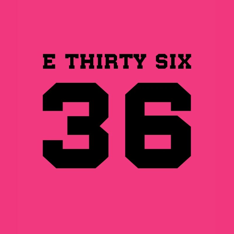E36 E THIRTY SIX Black