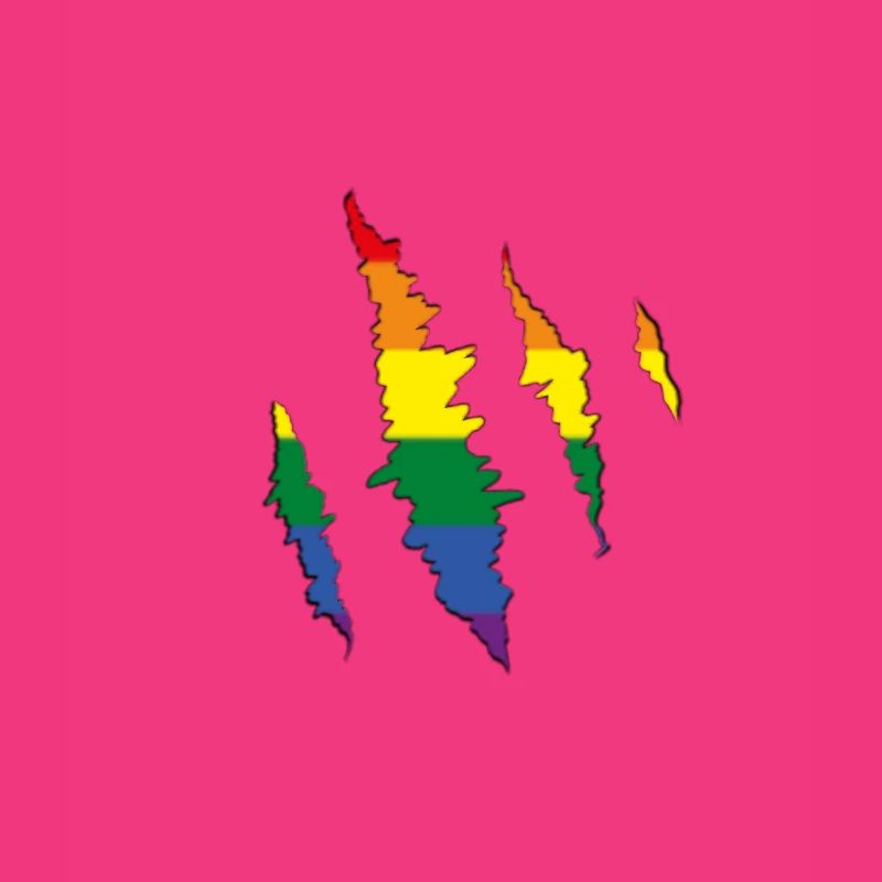 Rainbow Claw Scratch Trace