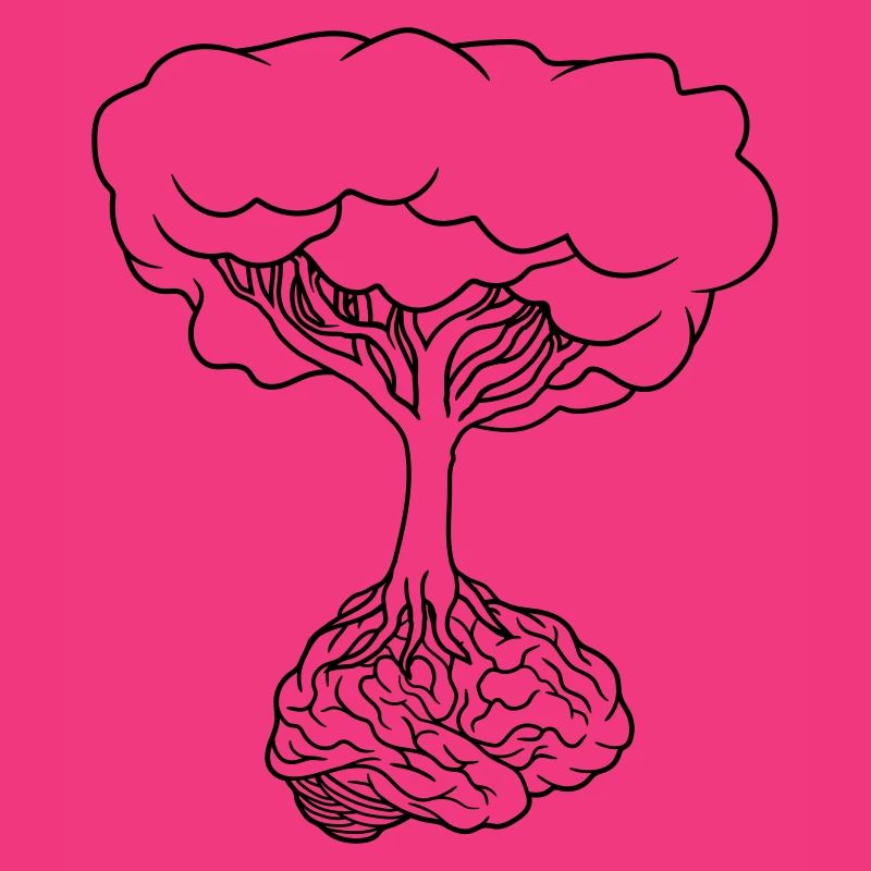 Brain under tree