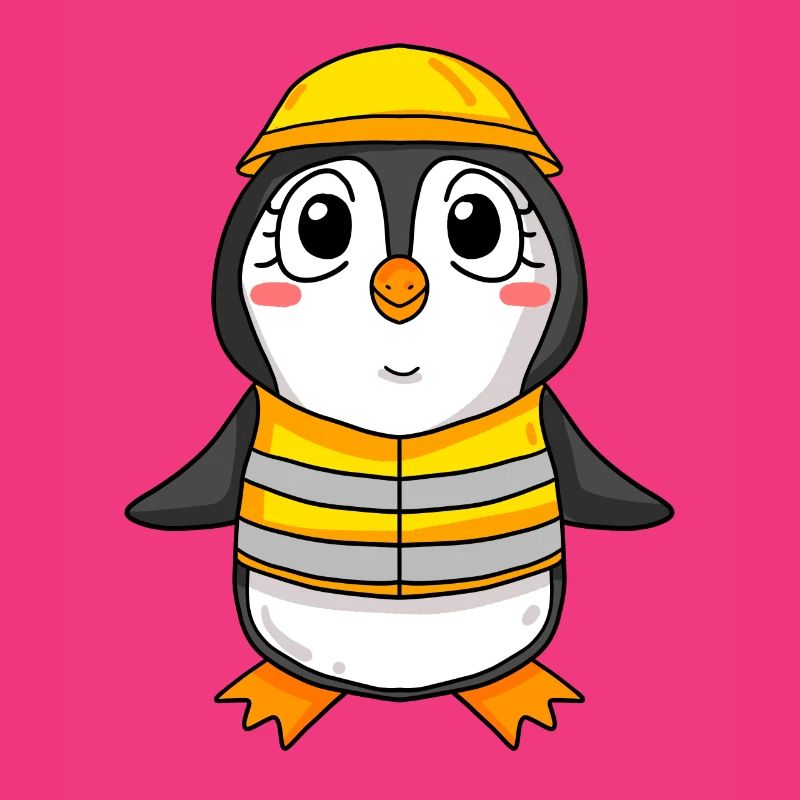 Cadeau de construction de maison de construction de maison de pingouin