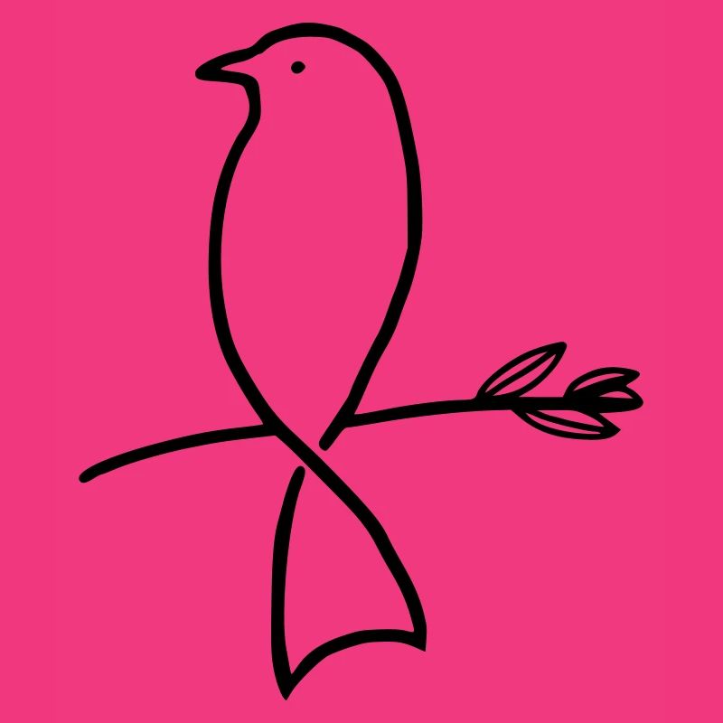 Vogel auf einem Ast