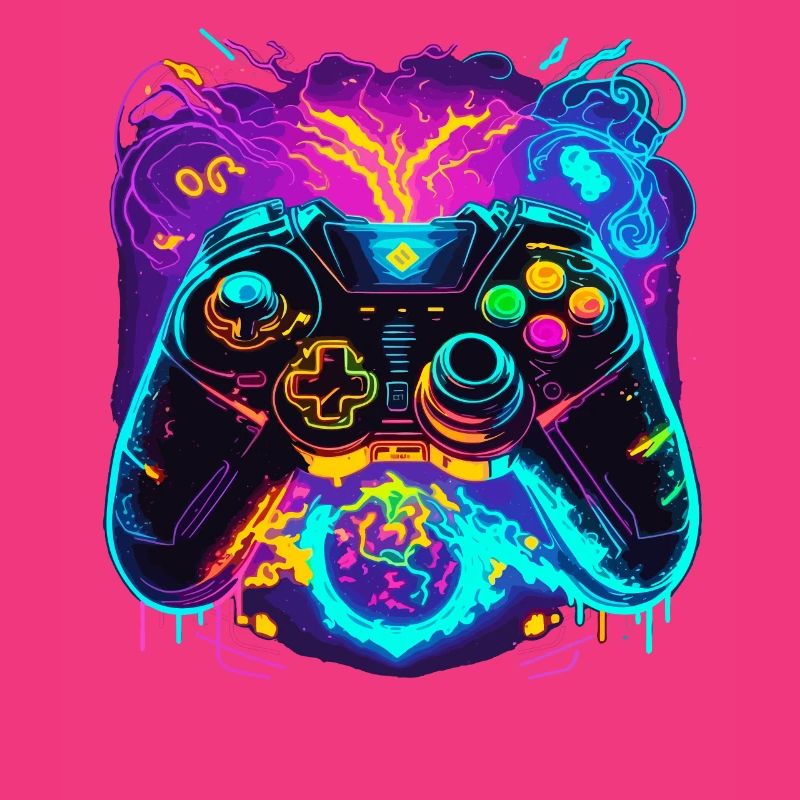 Power Graffiti Gaming Controller