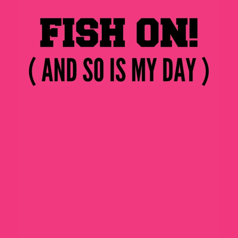 Fisch dran! Oder ist mein Tag am Haken?