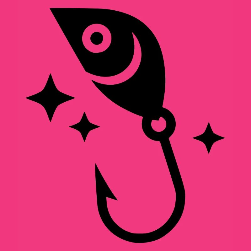 Fishing Lure Spoon Hook Luck Vector