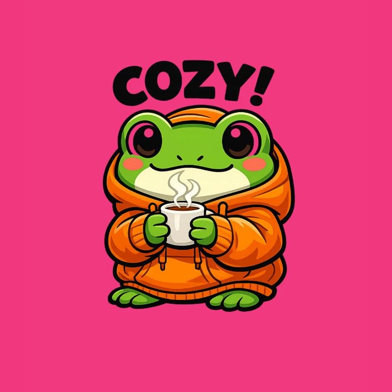 Sweat à capuche Pullover Grenouille Douillet