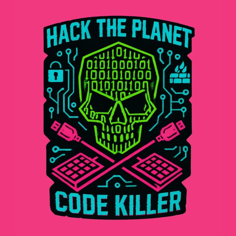 Hack the Planet Code Killer - Cyber Security