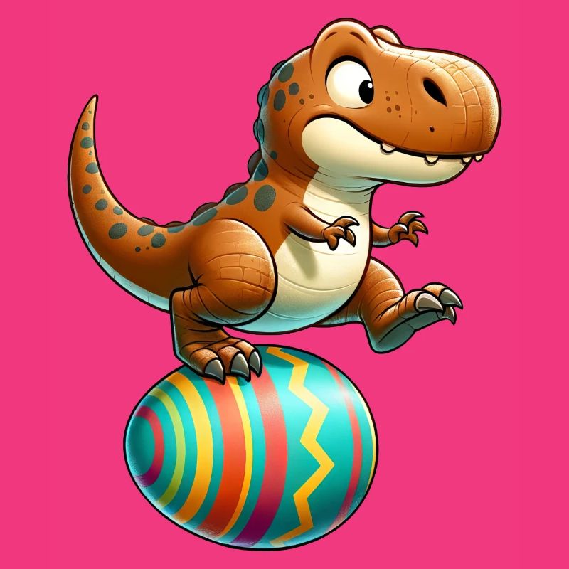 Dancing T-Rex, Easter Eggshell Fun