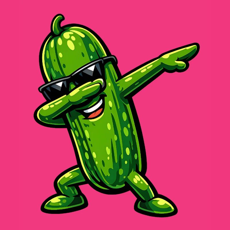 Dabbing Gurke