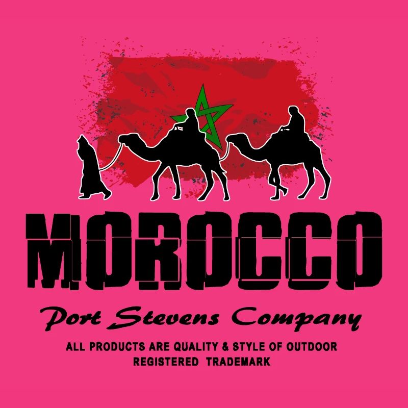 Morocco - Camel & Flag