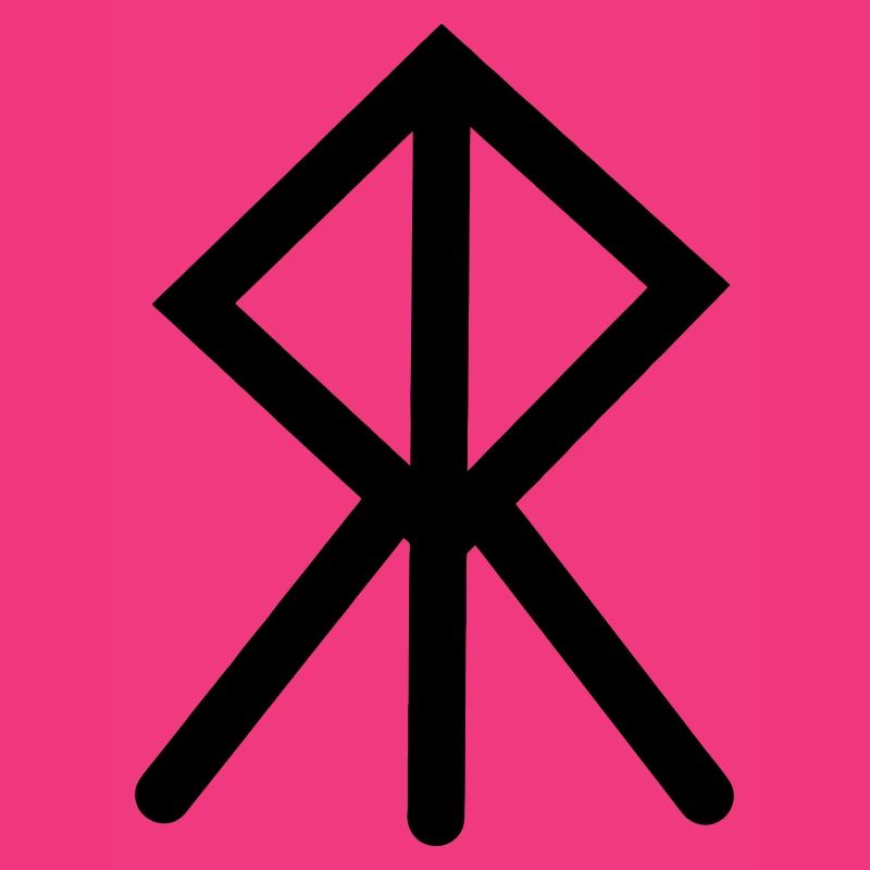Moed Wikinger-Rune COURAGE