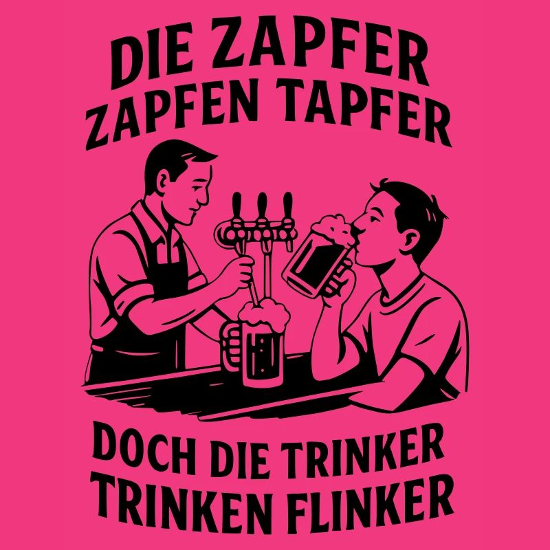 Die Zapfer zapfen tapfer