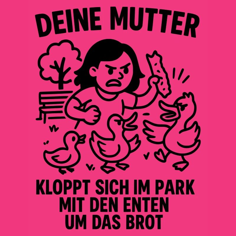 deine mutter park enten brot