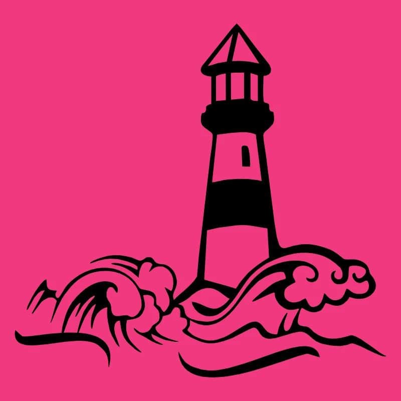 Lighthouse paper ship