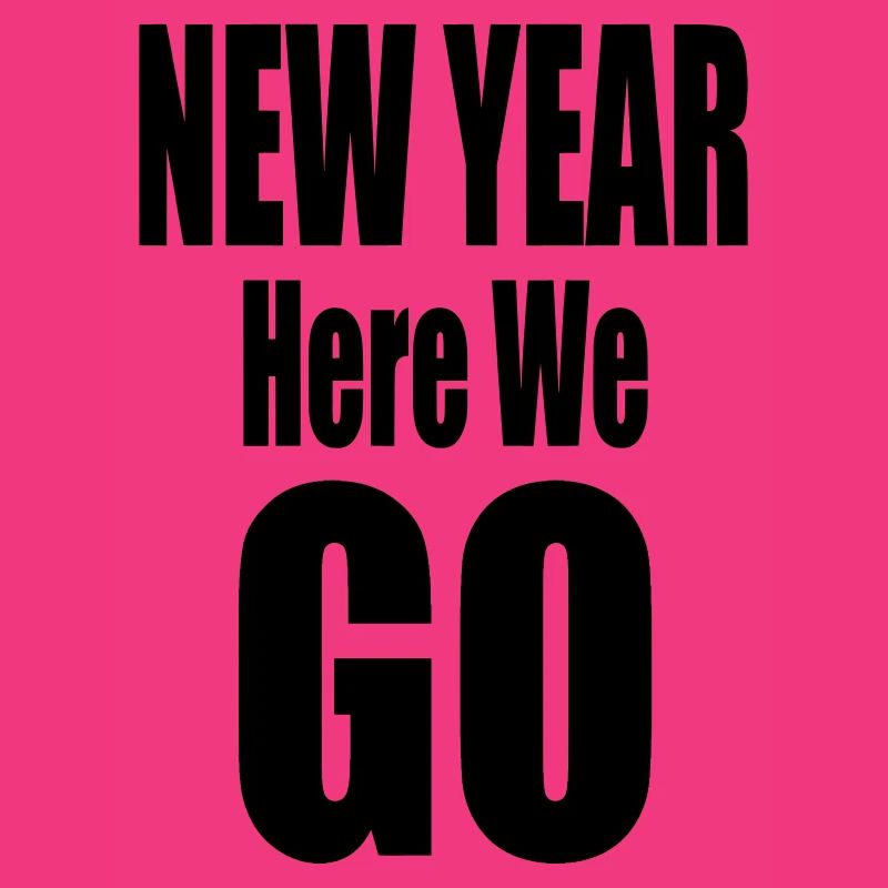 Nouvelle année, c’est parti Conception typographique audacieuse