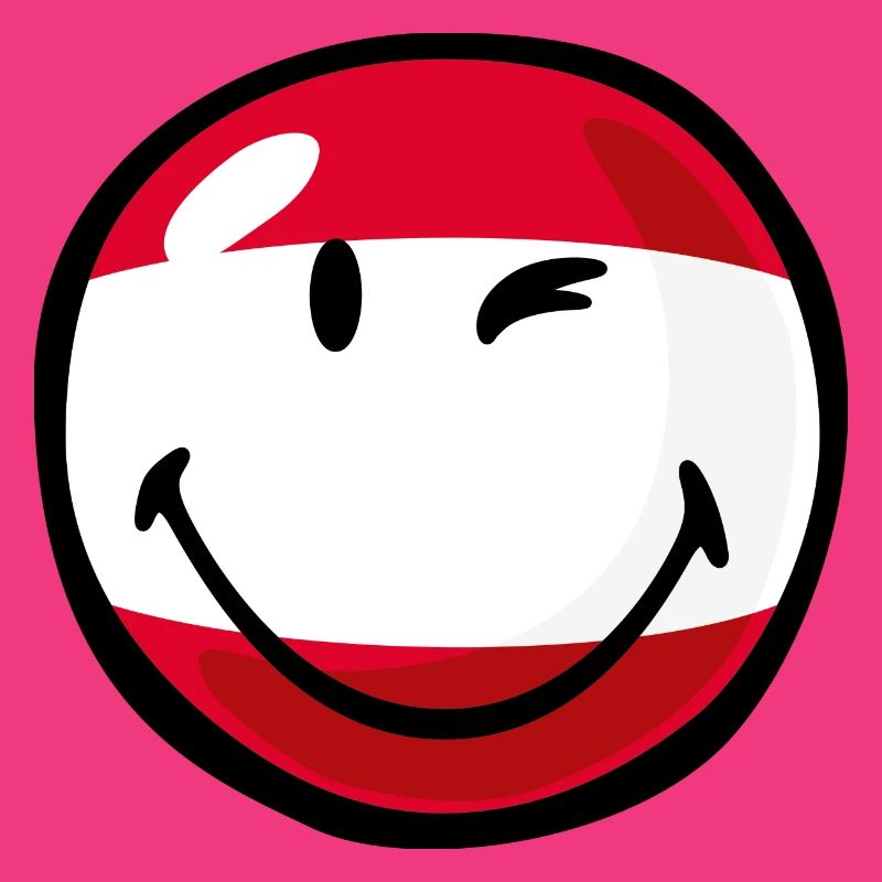 Smiley Flag Austria