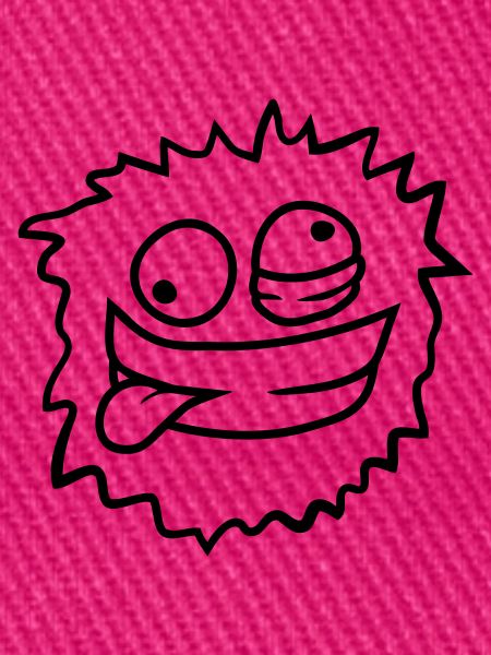 Gesicht Haariges Monster