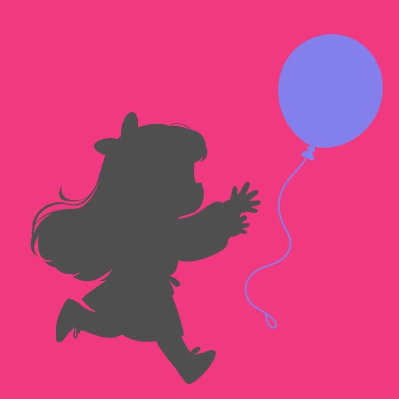 Mädchen mit einem Luftballon