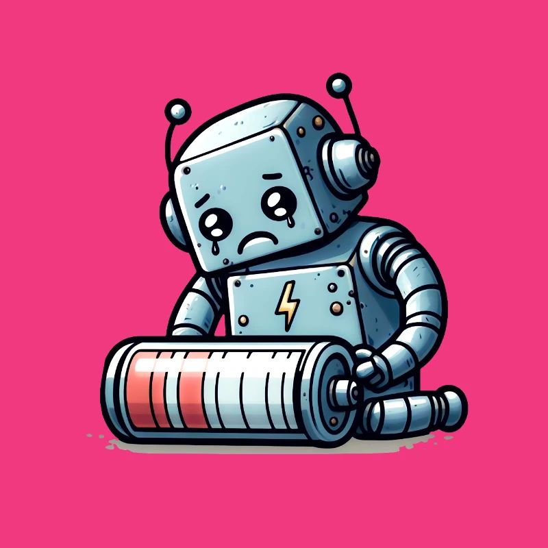 Robot Weak Battery Robo-Problems