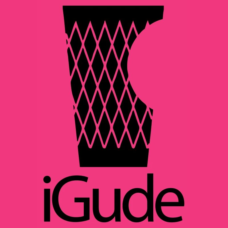 iGude - Geripptes schwarz