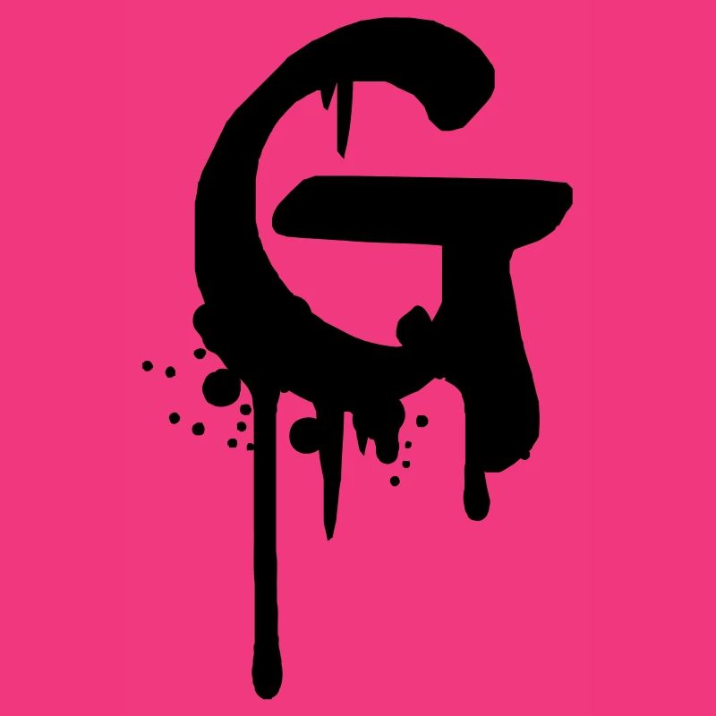Graffiti G tombe Farbklex spray