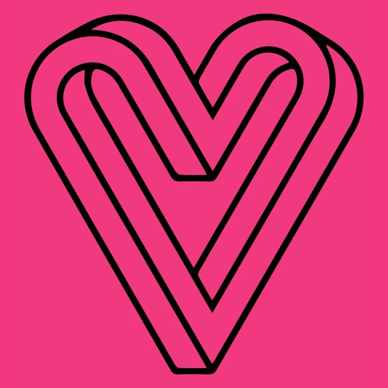 Impossible Heart, Optical Illusion, Infinity Love