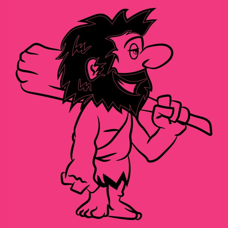 Steinzeitmensch witzig comic