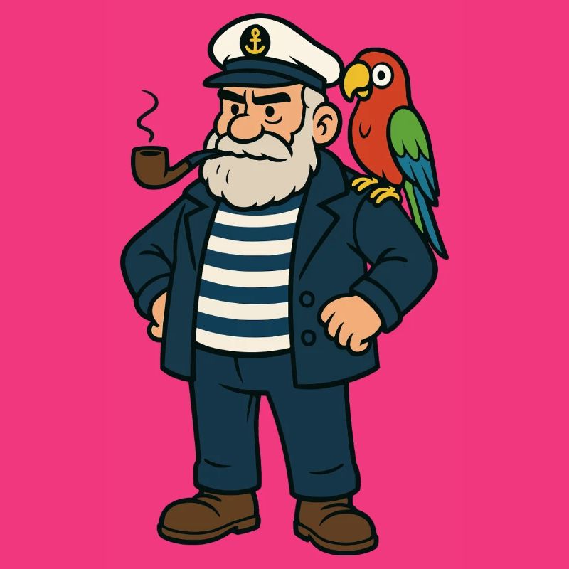 Bande dessinée de marin