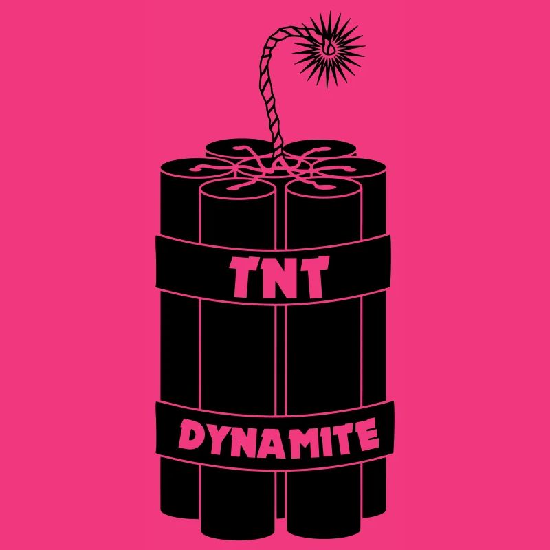 Seven burning dynamite sticks