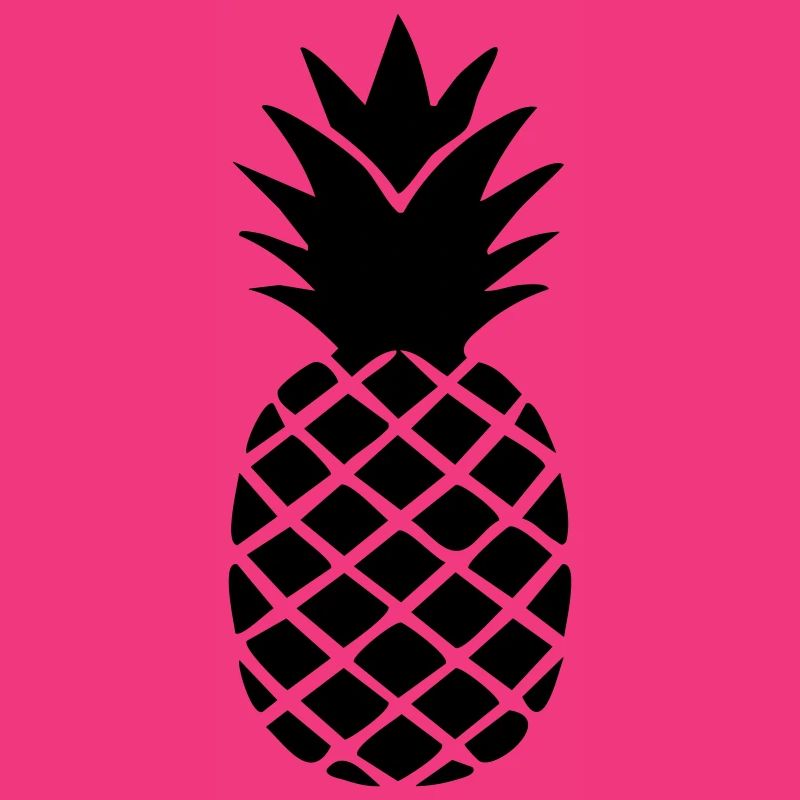 Pineapple Silhouette – Tropical Statement Design