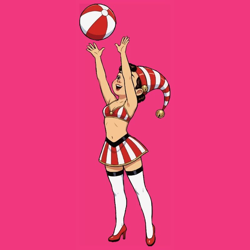 Leprechaun-Mädchen mit Ball