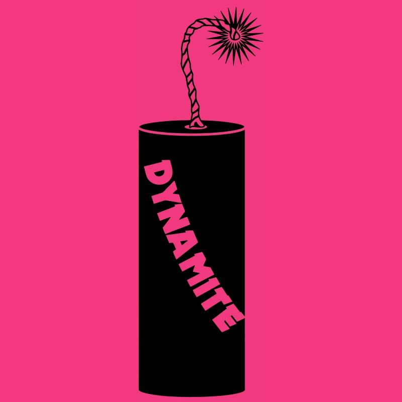Brennende Dynamitstange