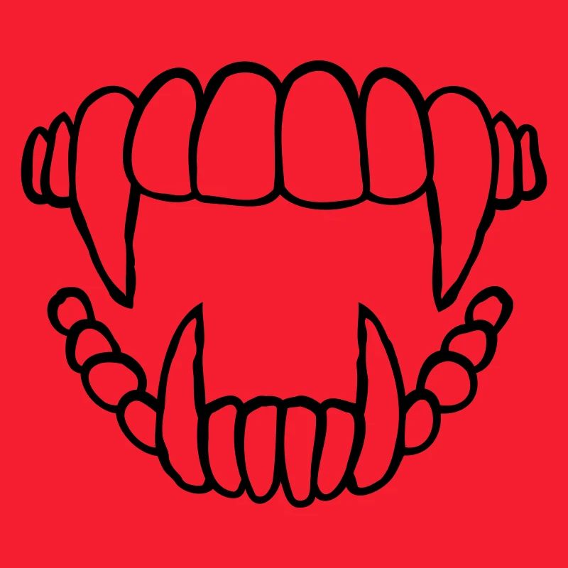 Design Vampir Zähne