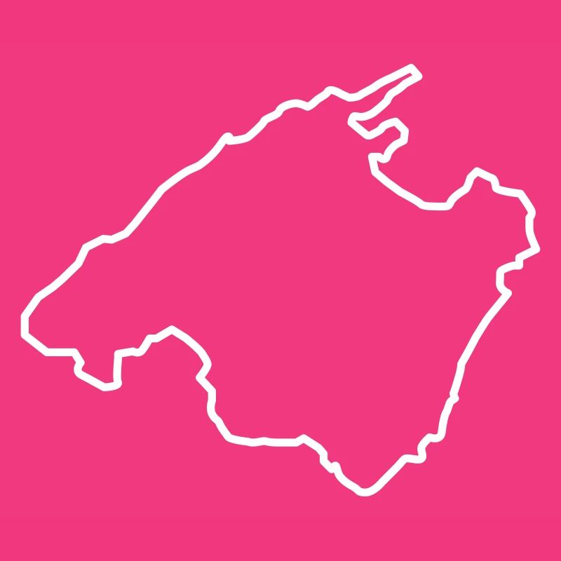 Mallorca Map Outline