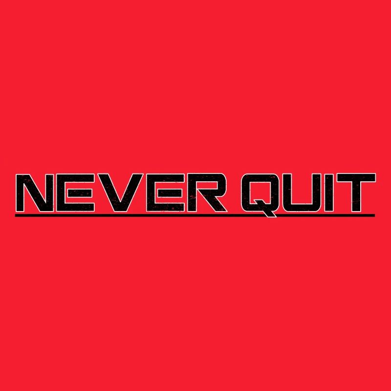 Motif d’endurance Never Quit