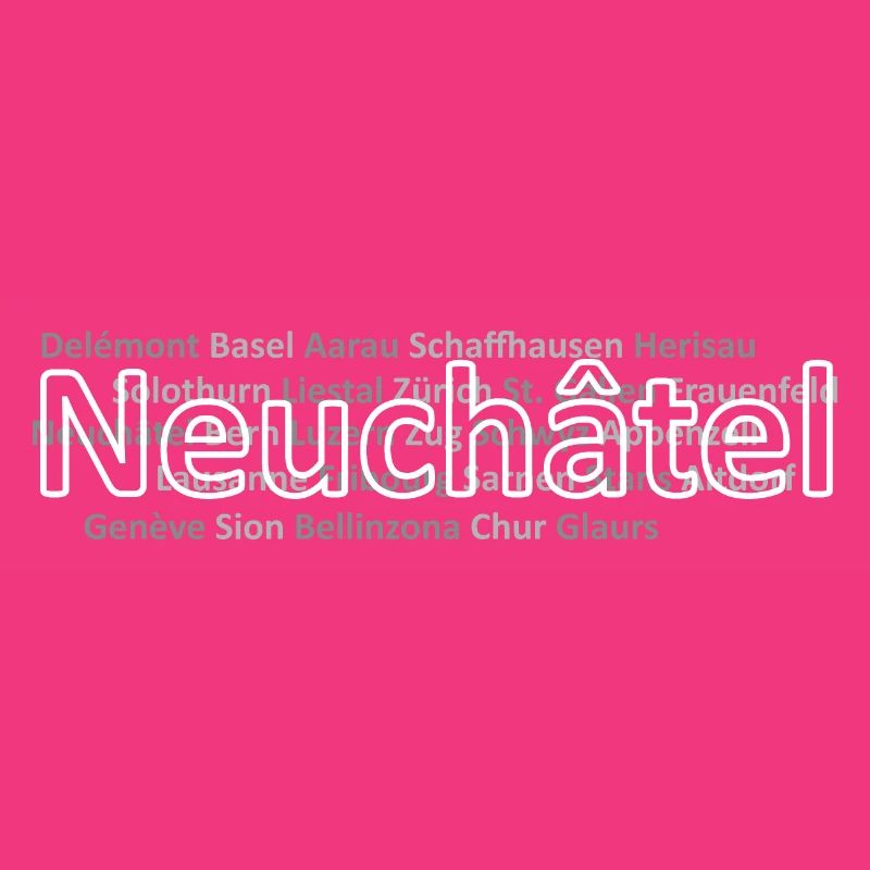 Schweizer Städte Neuchatel
