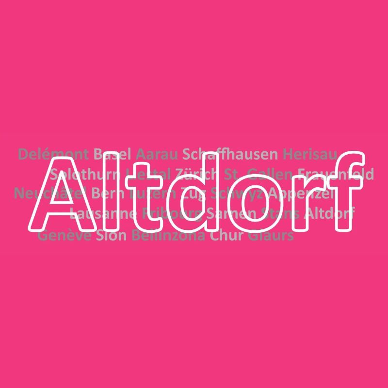 Schweizer Städte Altdorf