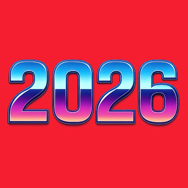 Neon 2026 Gradient Design