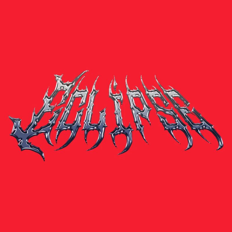 Finsternis – kaltmetallischer Chromtext