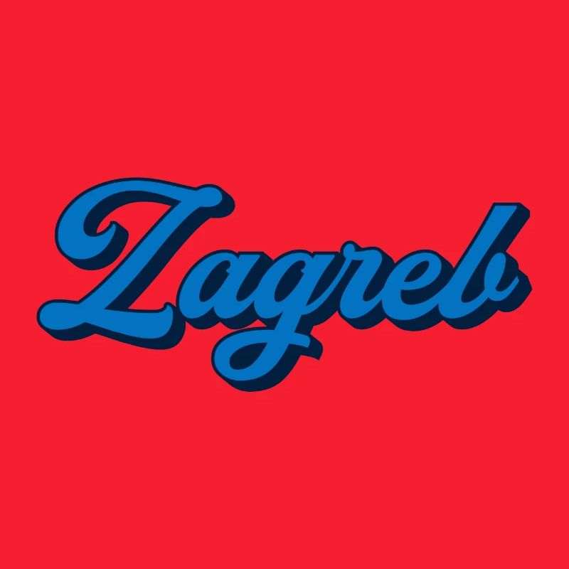 Zagreb Script Logo Style